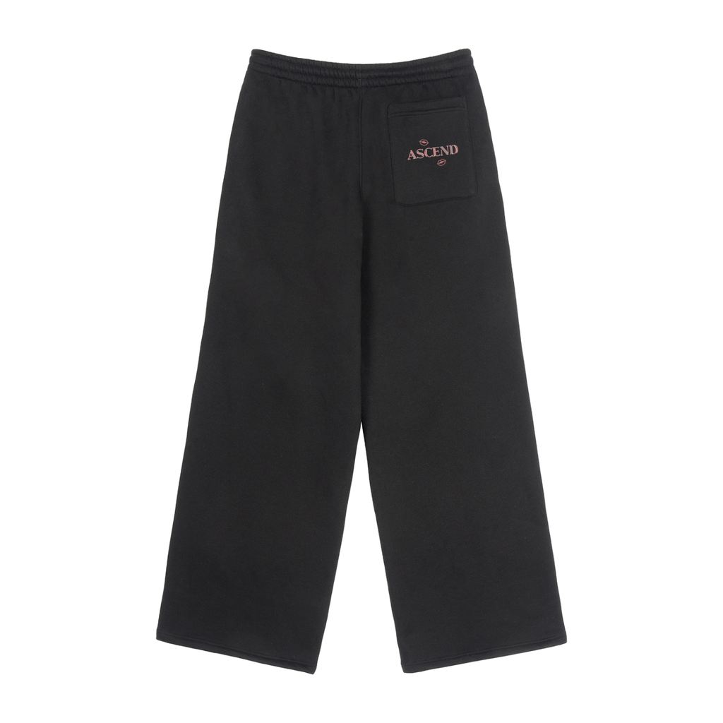 Fleece Drawstring Straight-Leg Sweatpants