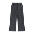 Snow Washed Tape Raw Edge Sweatpants