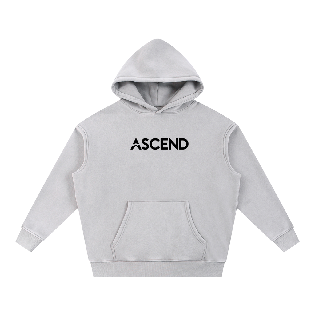 Snow Wash Fleece Oversize Hoodie
