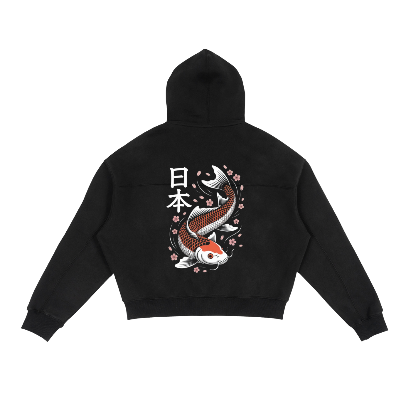 Fleece Zip-Up Boxy Hoodie