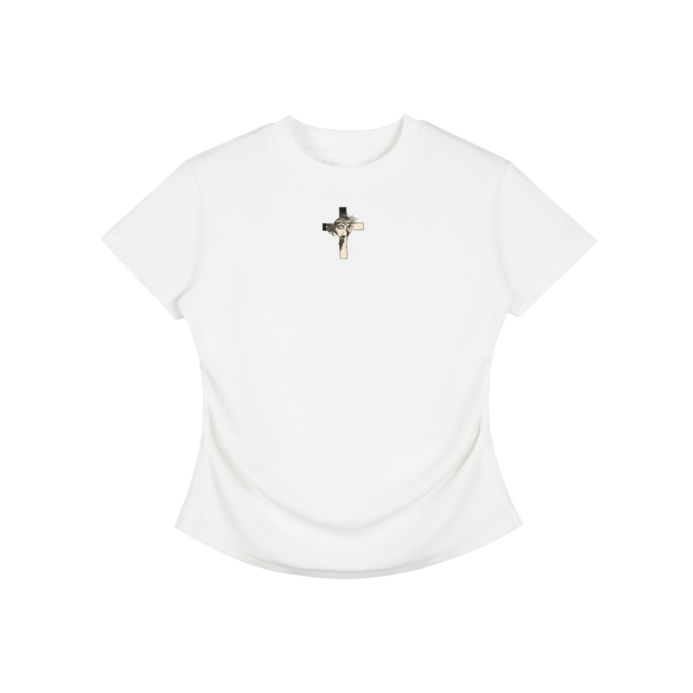 FAITH Washed Bodycon T-Shirt