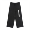 Fleece Drawstring Straight-Leg Sweatpants