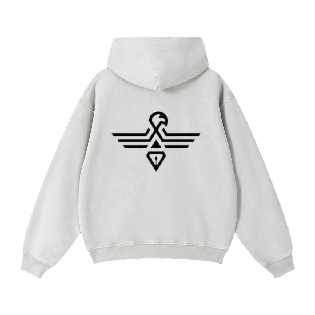 Zip-Through Boxy Fleece Hoodie