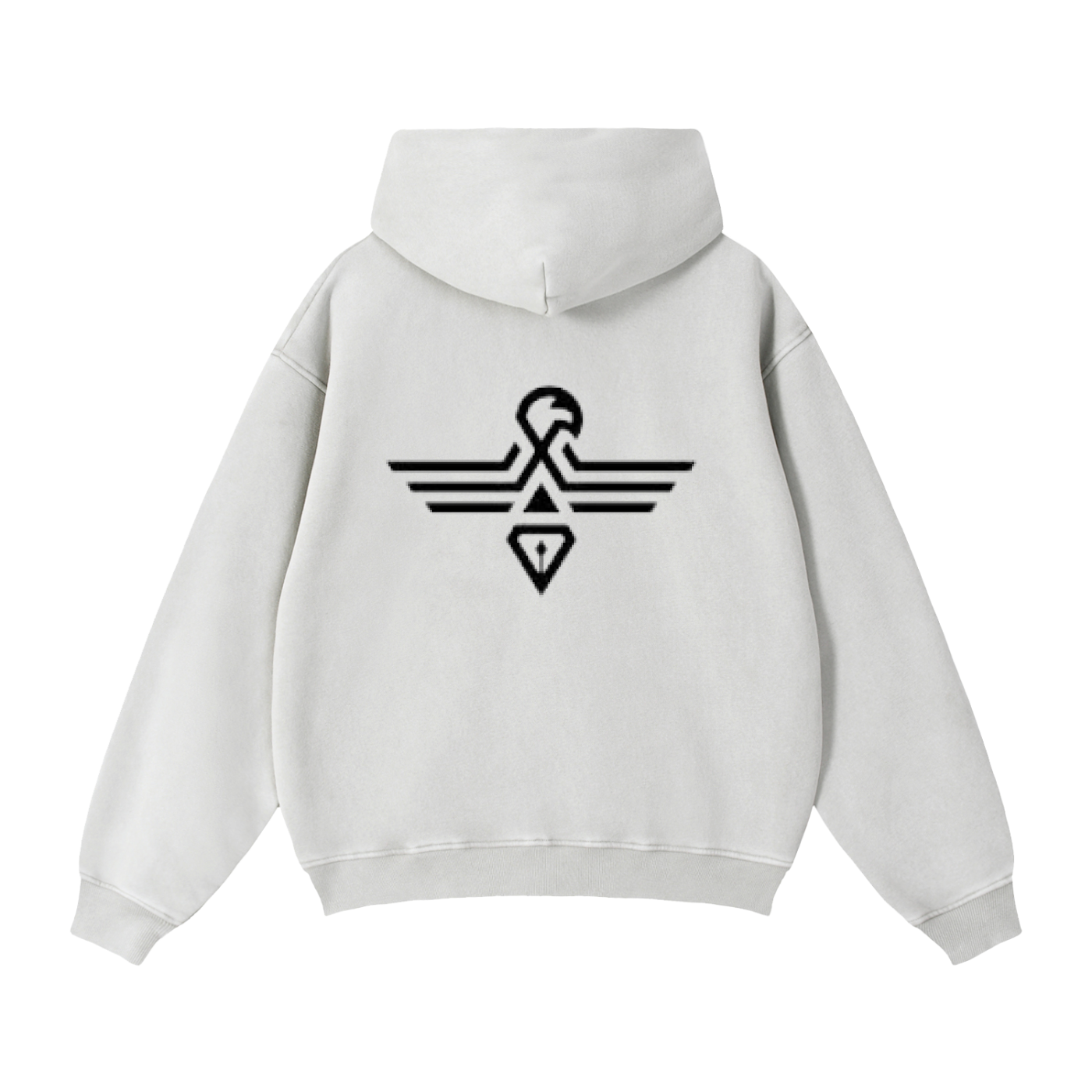 Zip-Through Boxy Fleece Hoodie